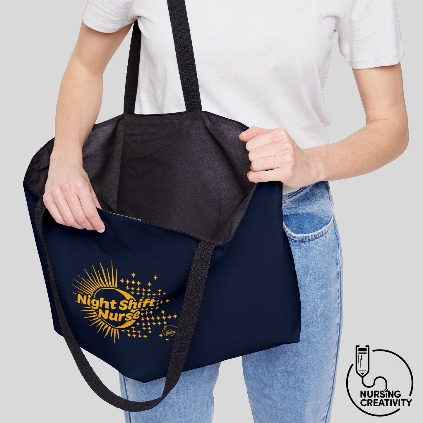 NIGHT SHIFT NURSE WEEKENDER TOTE BAG