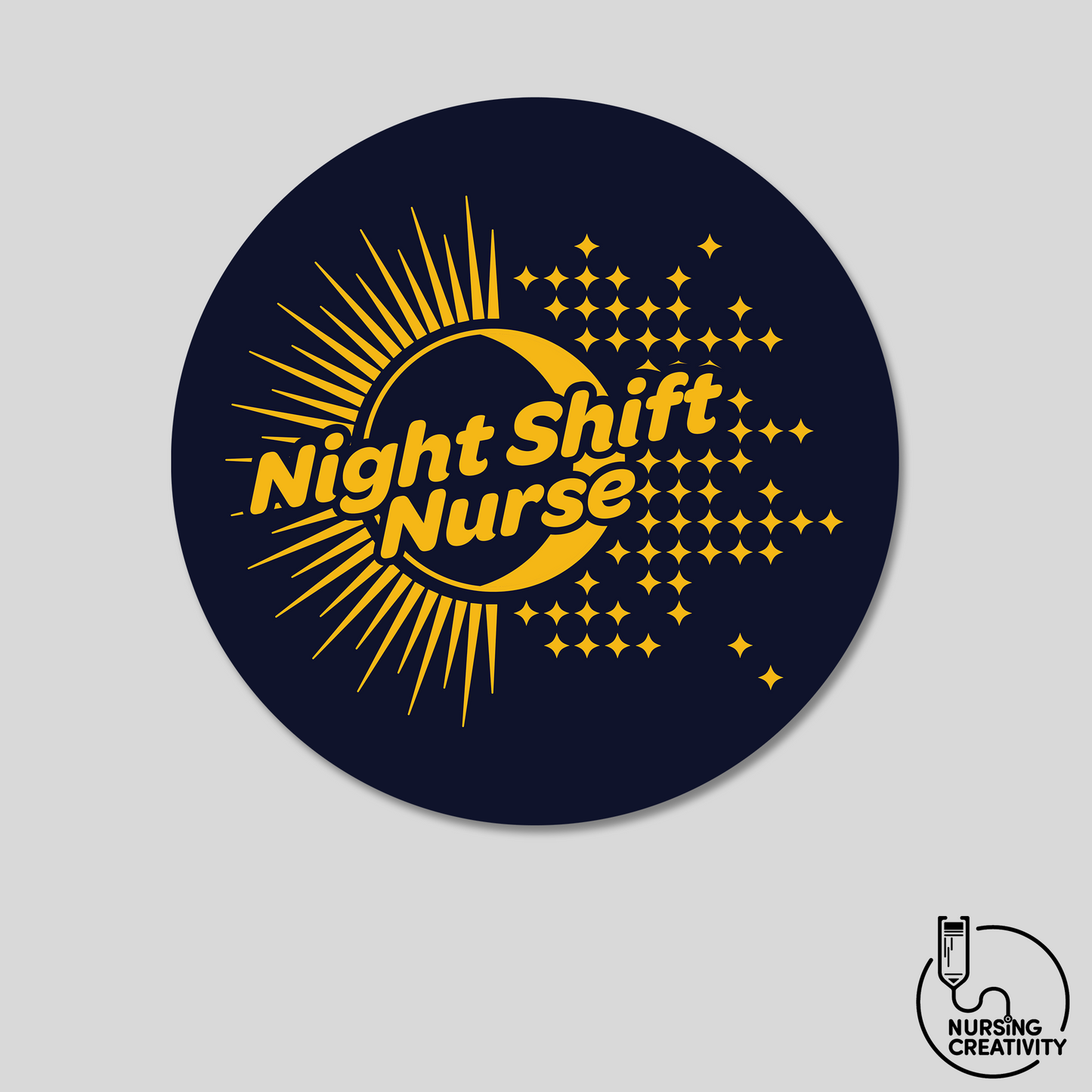 Night Shift Nurse Sticker